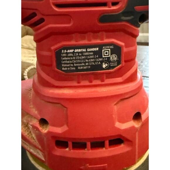 Hyper Tough 2.5-Amp 5-Inch Orbital Sander – Model AQ20036G - Picture 4 of 8
